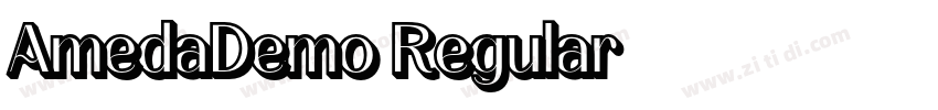 AmedaDemo Regular字体转换